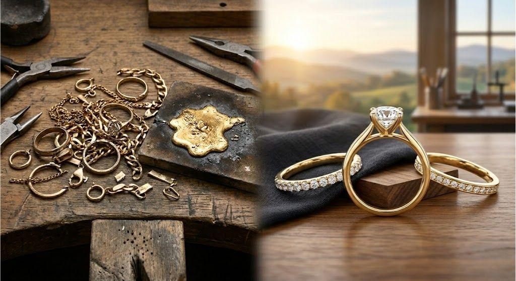 custom made rings from old jewelry transformation examples